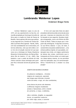 Lembrando Waldemar Lopes