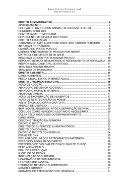 DIREITO ADMINISTRATIVO - Tribunal de Justi&ccedil;a de Minas Gerais