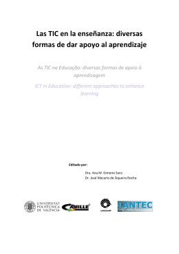 Las TIC en la ense&ntilde;anza: diversas formas de dar apoyo al
