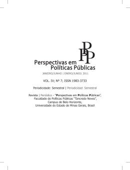 Revista Perspectivas Pol&iacute;ticas P&uacute;blicas - Intranet