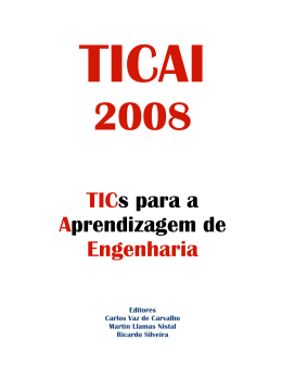 TICs para a Aprendizagem de Engenharia - Bienvenido a IEEE-RITA