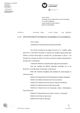 Dezembro 2014 a Fevereiro 2015