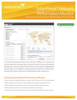 SolarWinds® Network Performance Monitor