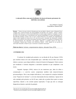 A educa&ccedil;&atilde;o f&iacute;sica como meio facilitador do - CREF-14/GO-TO