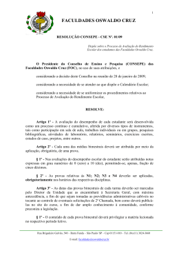 FACULDADES OSWALDO CRUZ