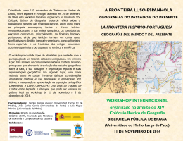 "A fronteira luso-espanhola" ()