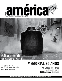 50 anos do - Memorial da Am&eacute;rica Latina