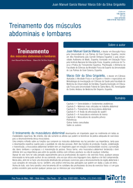 Treinamento dos músculos abdominais e lombares