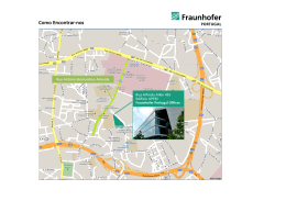 Mapa e Instruções - Fraunhofer Portugal