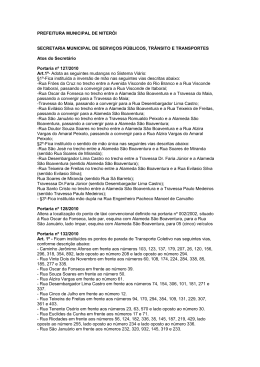 PORTARIAS DETRO/PRES. n&ordm; 127128, 132, 133, 141, 147
