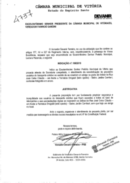 CÁMARA MUNICIPAL DE VITÓRIA - Câmara Municipal de Vitória