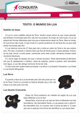 TEXTO: O MUNDO DA LUA