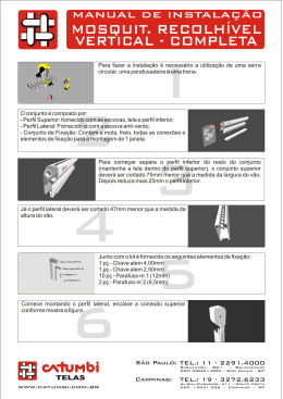 Instru&ccedil;&otilde;es de Montagem