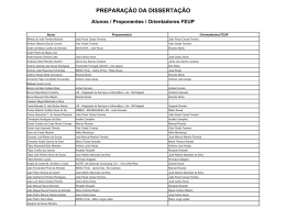PREPARA&Ccedil;&Atilde;O DA DISSERTA&Ccedil;&Atilde;O