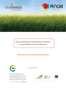 Estudo de Benchmarking Sectorial - RNAE