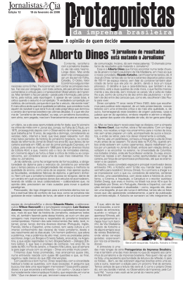 Alberto Dines - Portal dos Jornalistas
