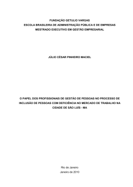 Julio Cesar - Sistema de Bibliotecas FGV