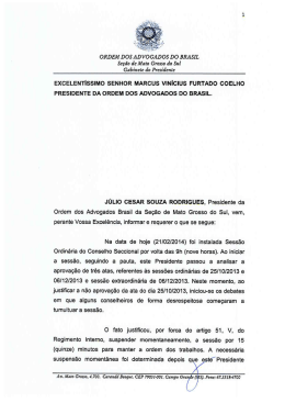 J&Uacute;Lio cEsAR souzA RODRIGUES. Presidente de