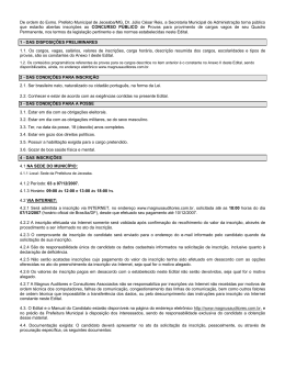 Abertura Edital
