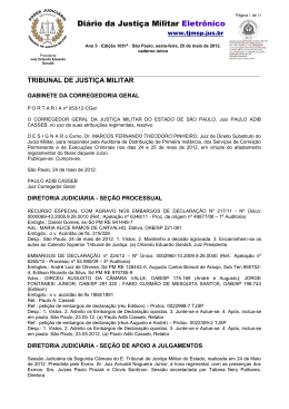 Di&aacute;rio da Justi&ccedil;a Militar Eletr&ocirc;nico