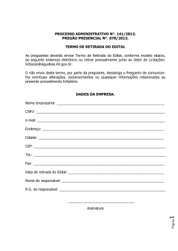 edital - Prefeitura Municipal de Água Boa