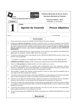 Prova Objetiva