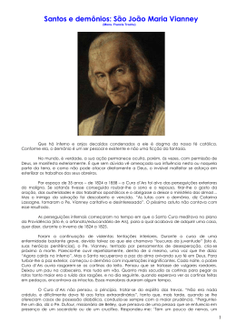Santos e demônios III: São João Maria Vianney