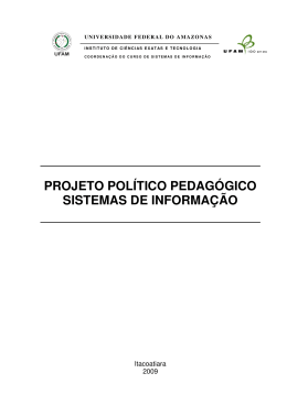 projeto político pedagógico sistemas de informação - ICET