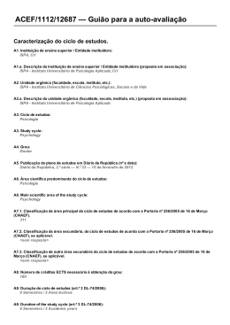 ACEF/1112/12687 &mdash; Gui&atilde;o para a autoavalia&ccedil;&atilde;o