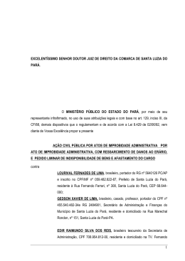 3&ordf; PROMOTORIA DE JUSTI&Ccedil;A DE DIREITOS CONSTITUCIONIAS