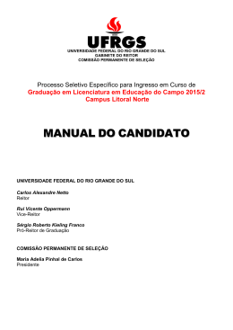 MANUAL DO CANDIDAT OO