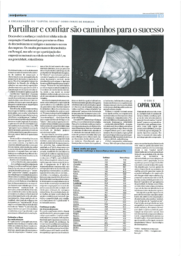 Partilhar e confiar são caminhos para o sucesso - Jornal