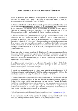Abertura Edital