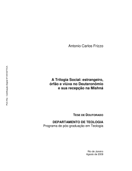 Antonio Carlos Frizzo A Trilogia Social
