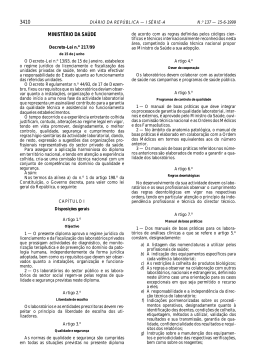 3410 MINIST&Eacute;RIO DA SA&Uacute;DE