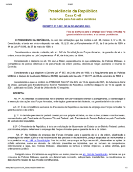Presid&ecirc;ncia da Rep&uacute;blica