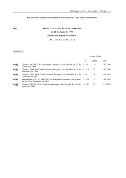 B DIRECTIVA 93/42/CEE DO CONSELHO de 14 de