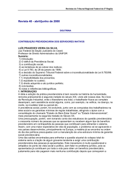 Revista 40 - abril/junho de 2000 - Tribunal Regional Federal da 5&ordf;