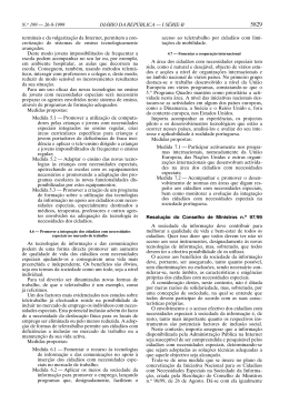 Resolução de Conselho de Ministros Nº 97/99