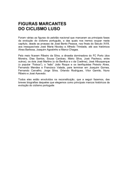 FIGURAS MARCANTES - Federa&ccedil;&atilde;o Portuguesa de Ciclismo
