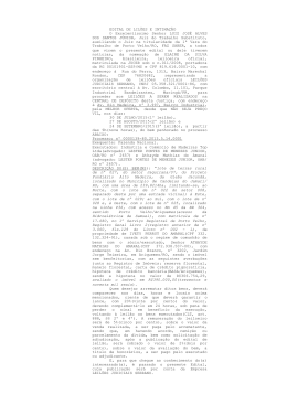 EDITAL DE LIL&Otilde;ES E INTIMA&Ccedil;&Atilde;O O