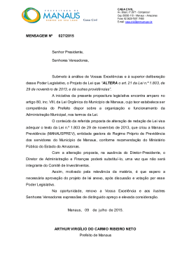 206/2015 - Câmara Municipal de Manaus