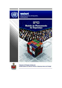 CAP&Iacute;TULO 2 O Modelo de Planeamento de Seguran&ccedil;a do IPO