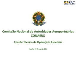 Apresentacao CTOE PDF - Secretaria de Aviação Civil