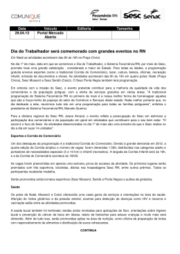 Dia do Trabalhador será comemorado com grandes eventos no RN