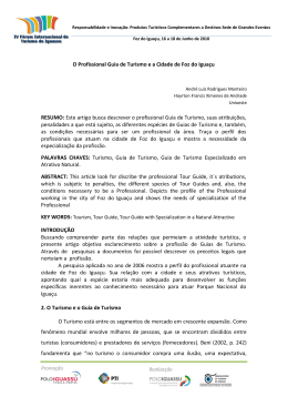 30 - Festival de Turismo das Cataratas