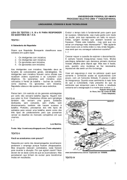 ps 2009 - prova interdisciplinar - espanhol