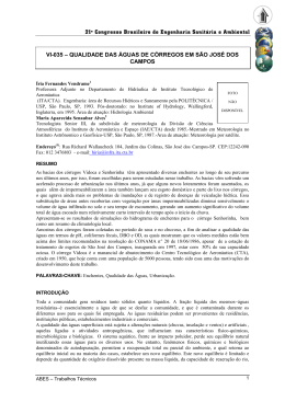 21&ordm; Congresso Brasileiro de Engenharia Sanit&aacute;ria e Ambiental VI-035