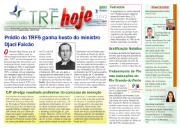 Prédio do TRF5 ganha busto do ministro Djaci Falcão