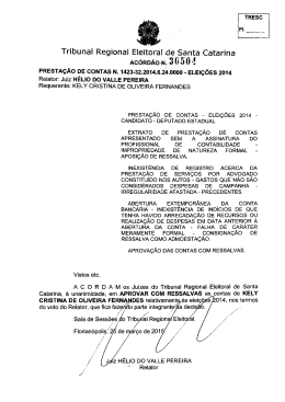 Scanned Document - Tribunal Regional Eleitoral de Santa Catarina